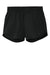 Sport-Tek LST484 Womens Repeat Swift Shorts w/ Pockets Black Flat Front