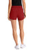 Sport-Tek LST484 Womens Repeat Swift Shorts w/ Pockets Deep Red Model Back