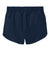 Sport-Tek LST484 Womens Repeat Swift Shorts w/ Pockets True Navy Blue Flat Back