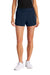 Sport-Tek LST484 Womens Repeat Swift Shorts w/ Pockets True Navy Blue Model Front