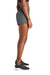 Sport-Tek LST485 Womens Repeat Shorts Iron Grey Model Side