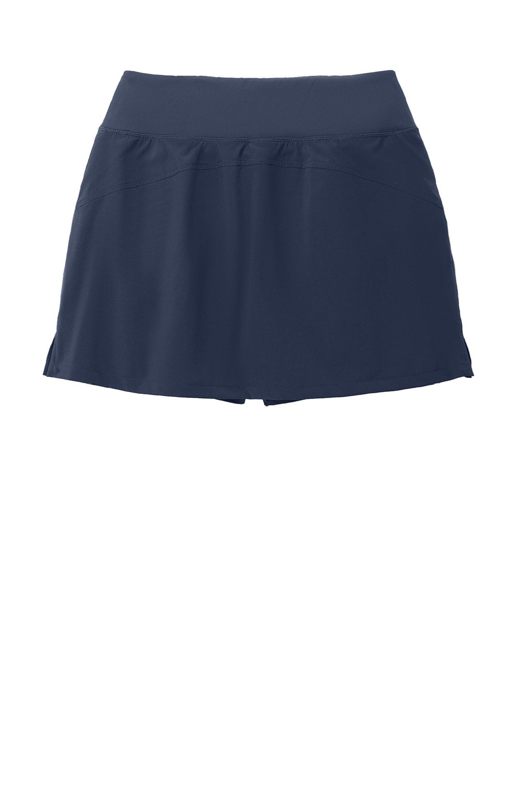 Sport-Tek LST486 Womens Repeat Moisture Wicking Skorts w/ Pockets True Navy Blue Flat Back