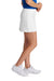 Sport-Tek LST486 Womens Repeat Moisture Wicking Skorts w/ Pockets White Model Side