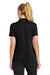 Sport-Tek LST490 Womens Versa Moisture Wicking Short Sleeve Polo Shirt Black Model Back