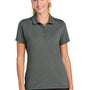 Sport-Tek Womens Versa Moisture Wicking Short Sleeve Polo Shirt - Shadow Grey