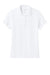 Sport-Tek LST490 Womens Versa Moisture Wicking Short Sleeve Polo Shirt White Flat Front