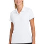 Sport-Tek Womens Versa Moisture Wicking Short Sleeve Polo Shirt - White