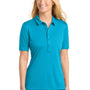 Sport-Tek Womens Moisture Wicking Short Sleeve Polo Shirt - Sapphire Blue