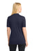 Sport-Tek LST520 Womens Moisture Wicking Short Sleeve Polo Shirt True Navy Blue Model Back