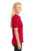 Sport-Tek LST520 Womens Moisture Wicking Short Sleeve Polo Shirt True Red Model Side