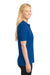 Sport-Tek LST520 Womens Moisture Wicking Short Sleeve Polo Shirt True Royal Blue Model Side