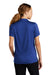 Sport-Tek LST535 Womens Sideline Moisture Wicking Short Sleeve Polo Shirt True Royal Blue Model Back