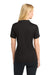 Sport-Tek LST550 Womens Competitor Moisture Wicking Short Sleeve Polo Shirt Black Model Back