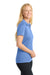 Sport-Tek LST550 Womens Competitor Moisture Wicking Short Sleeve Polo Shirt Carolina Blue Model Side