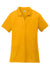 Sport-Tek LST550 Womens Competitor Moisture Wicking Short Sleeve Polo Shirt Gold Flat Front