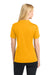 Sport-Tek LST550 Womens Competitor Moisture Wicking Short Sleeve Polo Shirt Gold Model Back