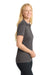 Sport-Tek LST550 Womens Competitor Moisture Wicking Short Sleeve Polo Shirt Iron Grey Model Side