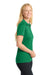Sport-Tek LST550 Womens Competitor Moisture Wicking Short Sleeve Polo Shirt Kelly Green Model Side