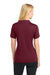 Sport-Tek LST550 Womens Competitor Moisture Wicking Short Sleeve Polo Shirt Maroon Model Back