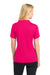 Sport-Tek LST550 Womens Competitor Moisture Wicking Short Sleeve Polo Shirt Raspberry Pink Model Back