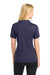 Sport-Tek LST550 Womens Competitor Moisture Wicking Short Sleeve Polo Shirt True Navy Blue Model Back