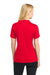 Sport-Tek LST550 Womens Competitor Moisture Wicking Short Sleeve Polo Shirt True Red Model Back