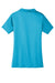 Sport-Tek LST550 Womens Competitor Moisture Wicking Short Sleeve Polo Shirt Atomic Blue Flat Back