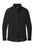 Sport-Tek LST560 Womens Flex Fleece Moisture Wicking Full Zip Sweatshirt w/ Pockets Black Flat Front