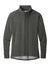 Sport-Tek LST560 Womens Flex Fleece Moisture Wicking Full Zip Sweatshirt w/ Pockets Heather Dark Grey Flat Front