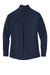 Sport-Tek LST560 Womens Flex Fleece Moisture Wicking Full Zip Sweatshirt w/ Pockets True Navy Blue Flat Back
