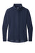 Sport-Tek LST560 Womens Flex Fleece Moisture Wicking Full Zip Sweatshirt w/ Pockets True Navy Blue Flat Front
