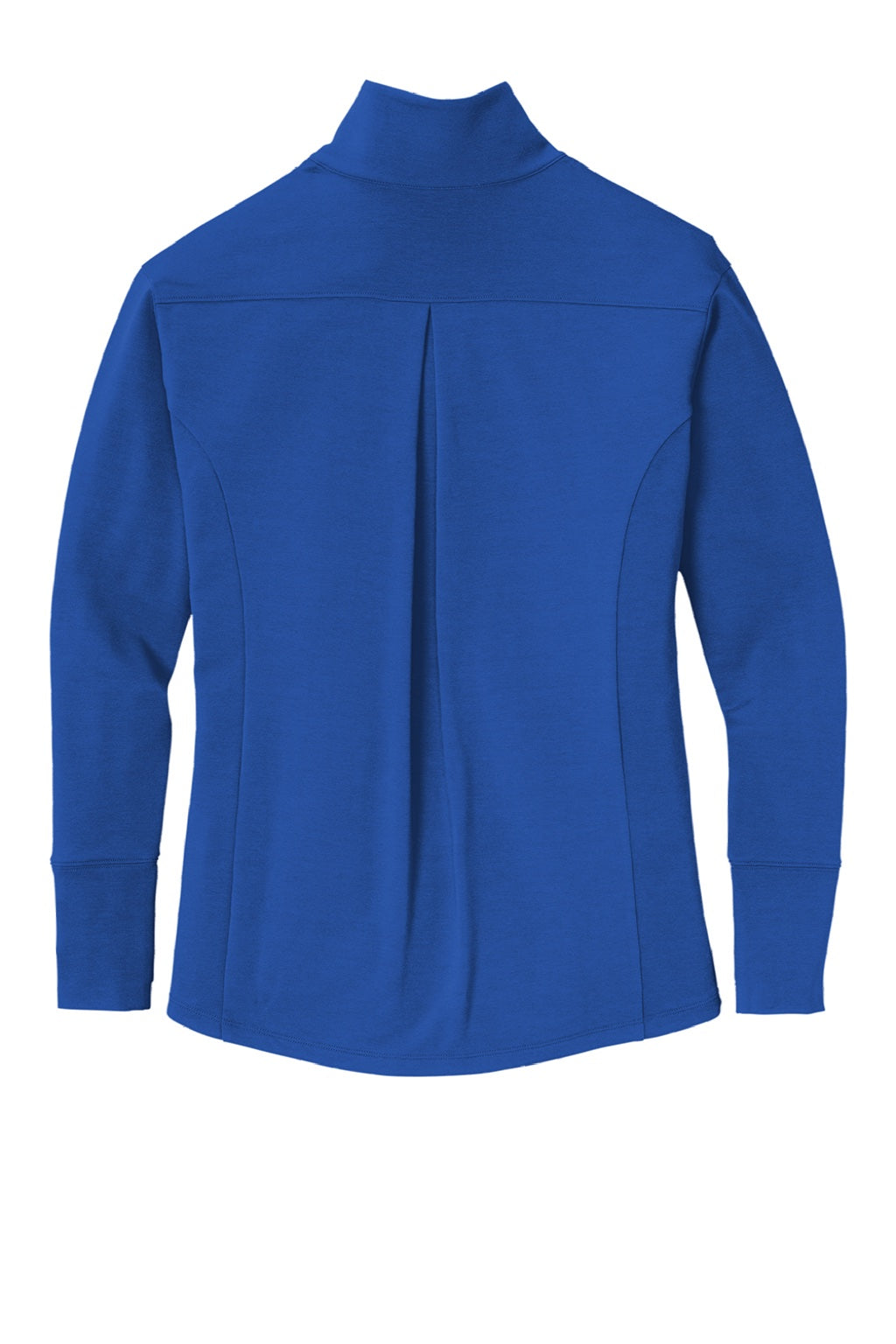 Sport-Tek LST560 Womens Flex Fleece Moisture Wicking Full Zip Sweatshirt w/ Pockets True Royal Blue Flat Back