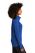 Sport-Tek LST560 Womens Flex Fleece Moisture Wicking Full Zip Sweatshirt w/ Pockets True Royal Blue Model Side