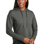 Sport-Tek Womens Sport-Wick Moisture Wicking Flex Fleece Hooded Sweatshirt Hoodie - Heather Dark Grey