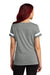 Sport-Tek LST6041 Womens Halftime Notch Neck Short Sleeve T-Shirt Heather Vintage Grey/White Model Back