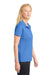 Sport-Tek LST650 Womens Sport-Wick Moisture Wicking Short Sleeve Polo Shirt Blue Lake Model Side