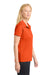 Sport-Tek LST650 Womens Sport-Wick Moisture Wicking Short Sleeve Polo Shirt Deep Orange Model Side