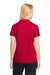 Sport-Tek LST650 Womens Sport-Wick Moisture Wicking Short Sleeve Polo Shirt Deep Red Model Back