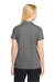 Sport-Tek LST650 Womens Sport-Wick Moisture Wicking Short Sleeve Polo Shirt Concrete Grey Model Back