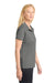Sport-Tek LST650 Womens Sport-Wick Moisture Wicking Short Sleeve Polo Shirt Concrete Grey Model Side