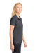 Sport-Tek LST650 Womens Sport-Wick Moisture Wicking Short Sleeve Polo Shirt Iron Grey Model Side