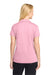 Sport-Tek LST650 Womens Sport-Wick Moisture Wicking Short Sleeve Polo Shirt Light Pink Model Back