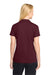 Sport-Tek LST650 Womens Sport-Wick Moisture Wicking Short Sleeve Polo Shirt Maroon Model Back