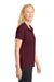 Sport-Tek LST650 Womens Sport-Wick Moisture Wicking Short Sleeve Polo Shirt Maroon Model Side