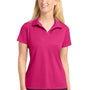 Sport-Tek Womens Sport-Wick Moisture Wicking Short Sleeve Polo Shirt - Raspberry Pink