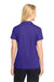 Sport-Tek LST650 Womens Sport-Wick Moisture Wicking Short Sleeve Polo Shirt Purple Model Back