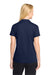 Sport-Tek LST650 Womens Sport-Wick Moisture Wicking Short Sleeve Polo Shirt True Navy Blue Model Back