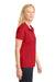 Sport-Tek LST650 Womens Sport-Wick Moisture Wicking Short Sleeve Polo Shirt True Red Model Side