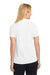 Sport-Tek LST650 Womens Sport-Wick Moisture Wicking Short Sleeve Polo Shirt White Model Back