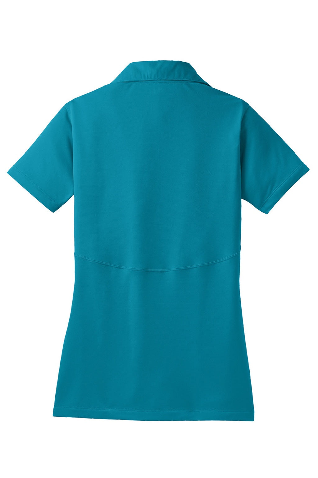 Sport-Tek LST650 Womens Sport-Wick Moisture Wicking Short Sleeve Polo Shirt Tropic Blue Flat Back